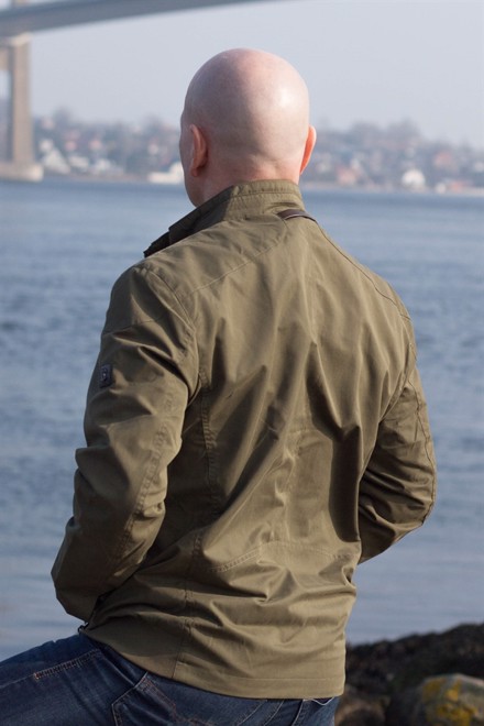 Pre End sommerjakke i olivengrøn | Damernes Butik